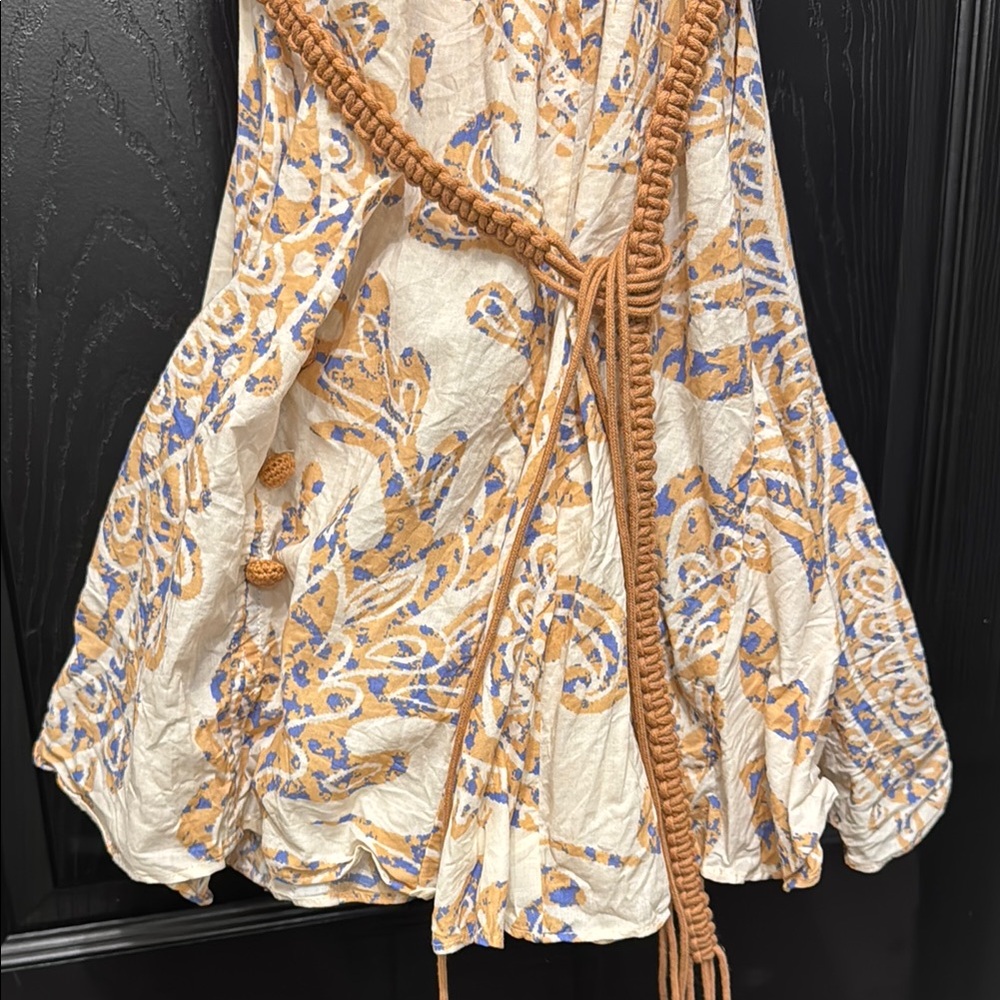 Zara Beige and Tan Halter Mini Dress - Picture 4 of 6